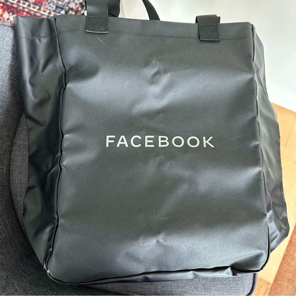 Vintage Facebook Tote